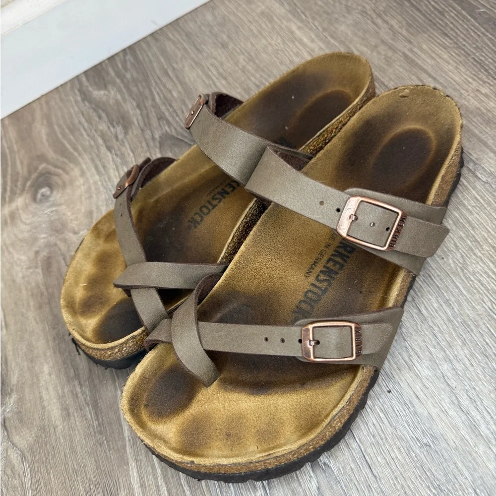 Birkenstock Mayari Mocha Women’s Size 38/7 - Picture 1 of 8